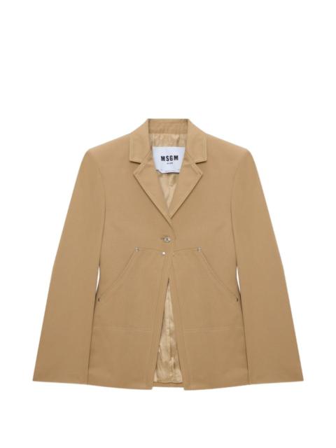 MSGM button-fastening blazer