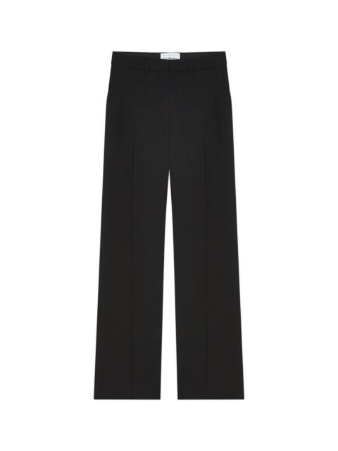 Black Wool Tailoring Trousers