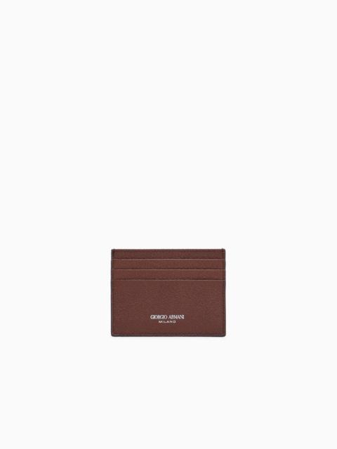 GIORGIO ARMANI LEATHER CARD HOLDER