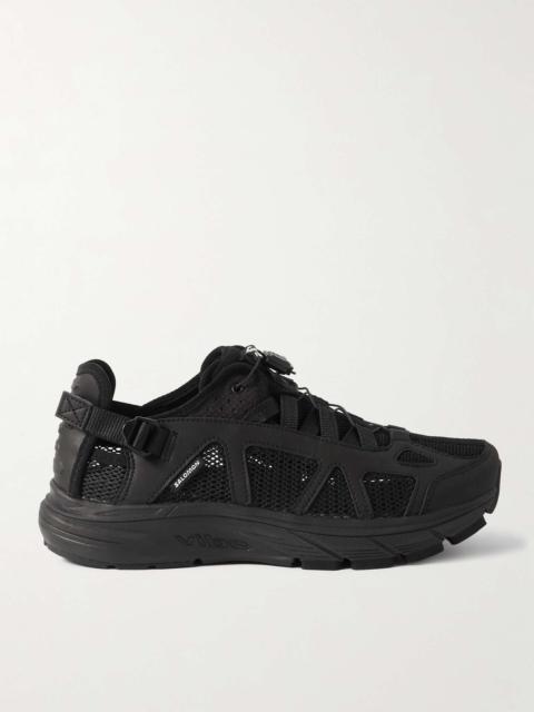 TECHSONIC Ripstop and Rubber-Trimmed Faux Leather and Mesh Sneakers