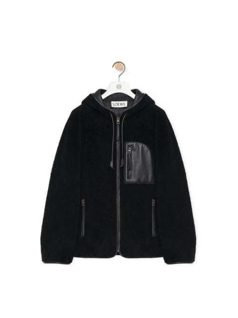 Loewe Hooded jacket in shearling