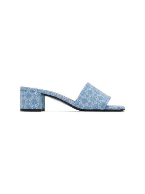 Givenchy Blue 4G Heeled Sandals