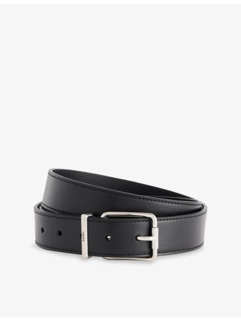 Loewe Engraved-Logo Leather Belt