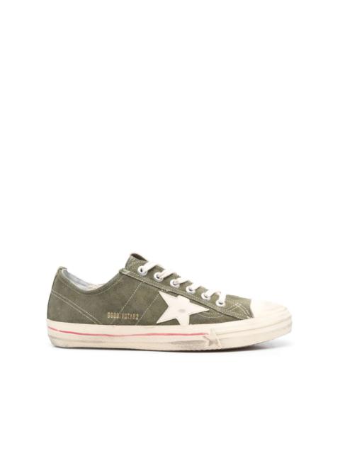 star-patch lace-up sneakers