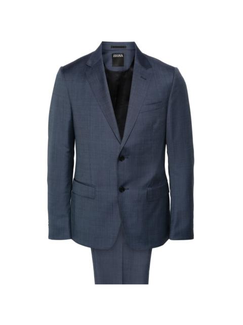 wool single-breasted suit