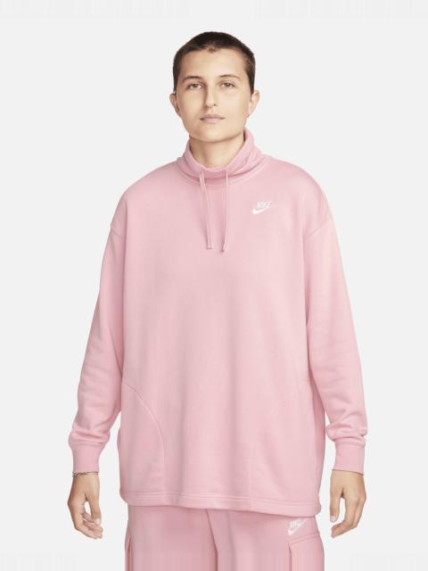 Women's Nike Sportswear Club Fleece Oversized Mock-Neck Sweatshirt