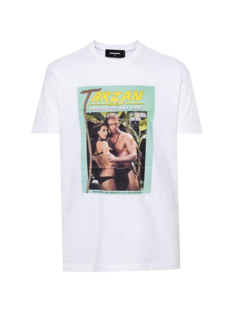 photograph-print cotton T-shirt