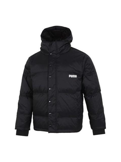 PUMA Logo Puffer Jacket 'Black' 534934-01