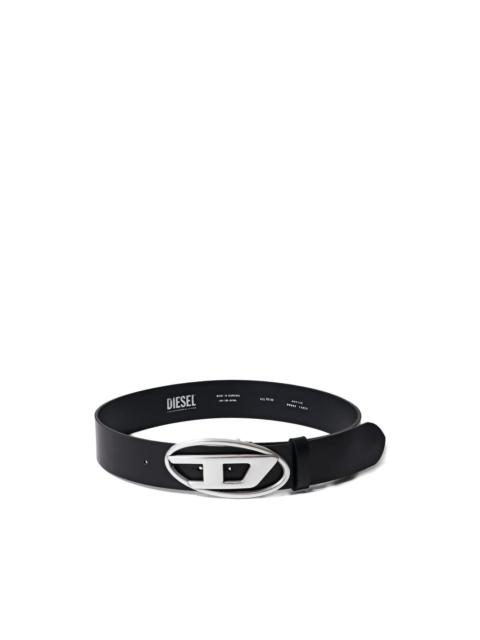 Diesel logo-buckle leather belt