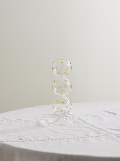 Gohar World Tall Glass Candleholder