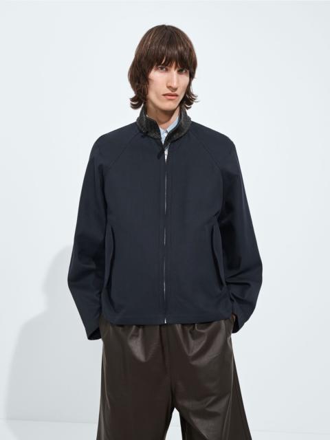 Bottega Veneta Cotton Gabardine Harrington Jacket