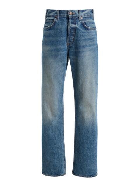 NILI LOTAN Briana Rigid High-Rise Straight-Leg Jeans