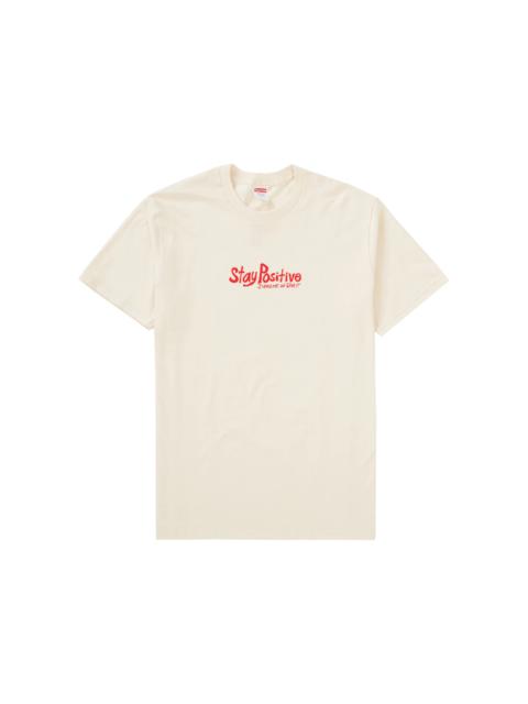 Supreme Supreme Stay Positive Tee Natural
