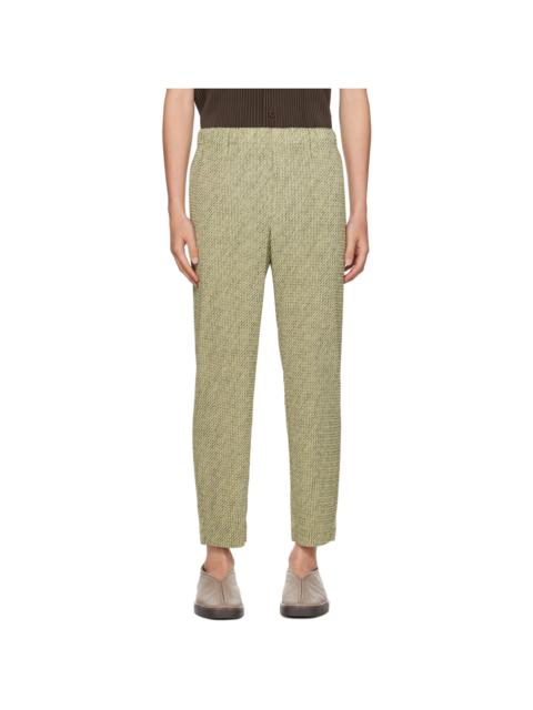 Green Diagonals Trousers