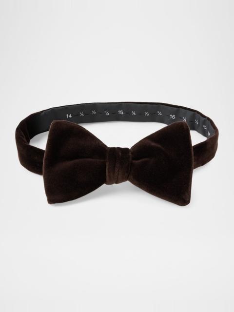 Ralph Lauren Men's Cotton Velvet Bow Tie