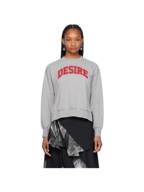 Gray 'Desire' Sweatshirt