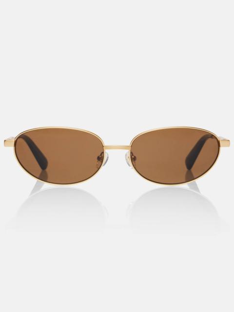 JACQUEMUS Oval sunglasses
