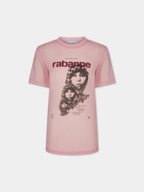 rabanne PINK VISCONTI-INSPIRED T-SHIRT