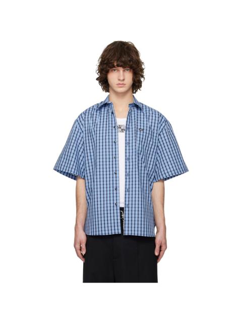 VETEMENTS Blue Short Sleeve Shirt