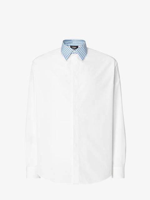 FENDI Shirt White poplin shirt