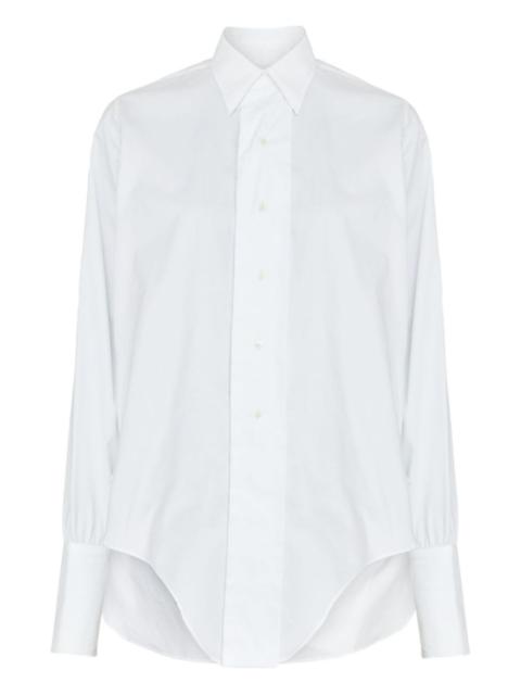 Maison Margiela curved-hem shirt