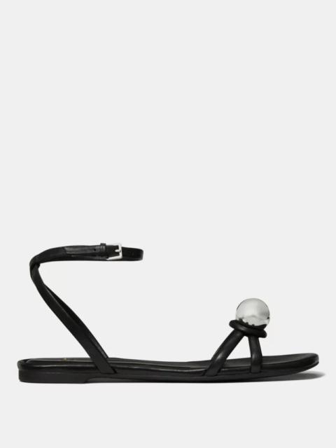 kate spade Harmony Smooth Leather Flat Sandal