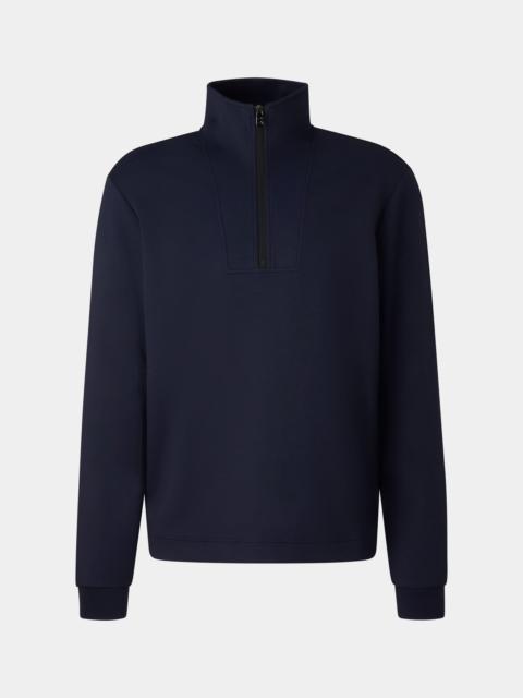 BOGNER Sweat Troyer Raven in Navy blue