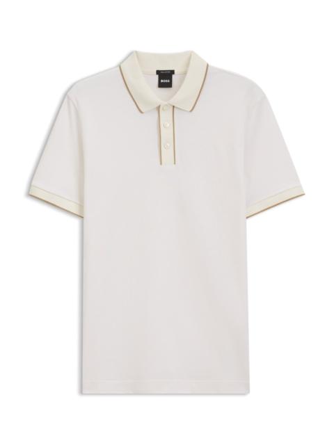 BOSS REGULAR-FIT COTTON POLO SHIRT