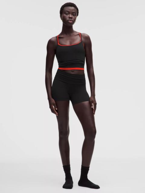 lululemon Groove Foldover Mid-Rise Short 4"