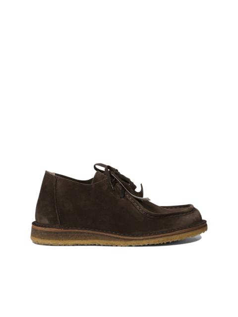 astorflex lace-up suede loafers