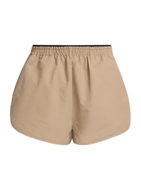 STAUD Women's Anchor Cotton-Nylon Shorts - Desert