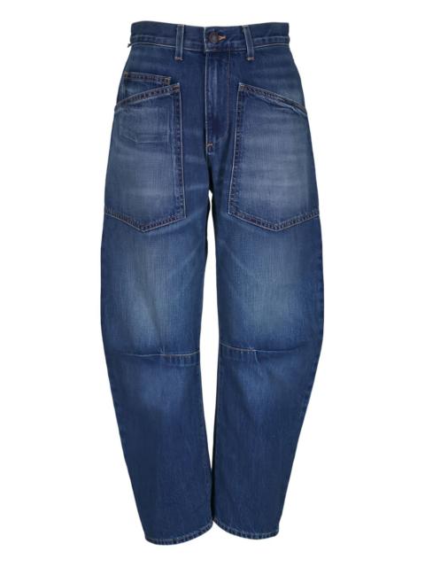 NILI LOTAN Shon Bedford patch-pocket jeans