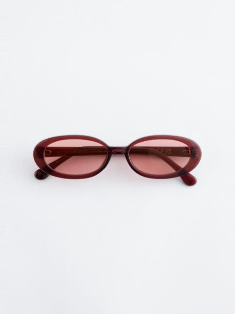 & Other Stories Slim Oval-Frame Sunglasses