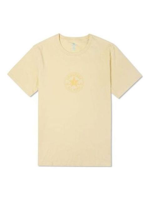 Converse Tonal All Star Patch Graphic T-Shirt 'Yellow' 10023285-A01