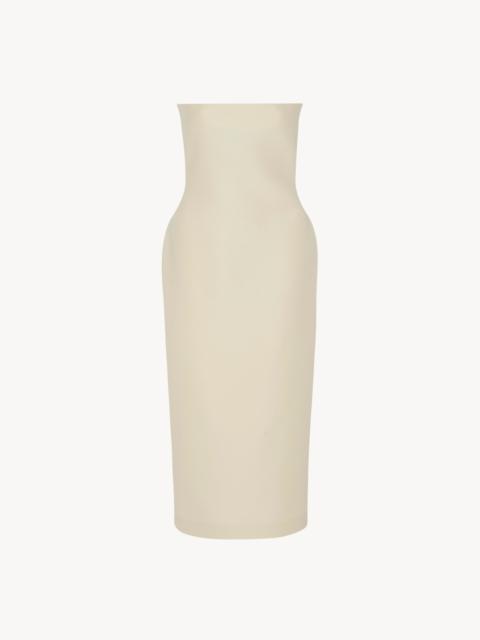 The Row Nita Dress in Wool and Silk