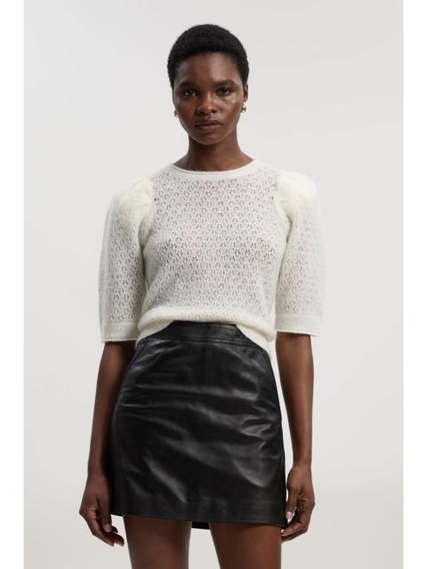 KAREN MILLEN Leather Mini Skirt