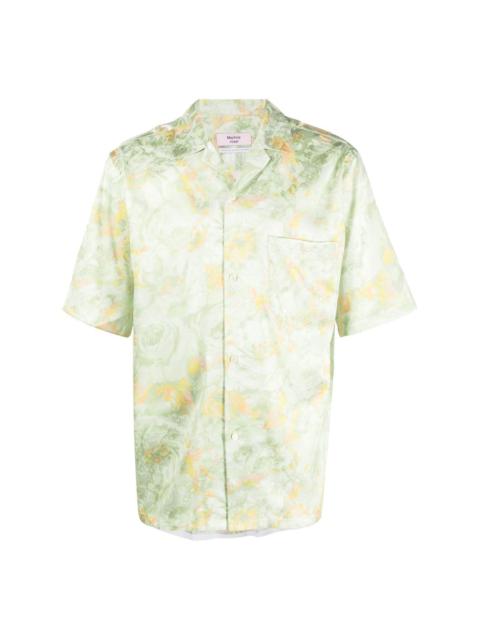 Martine Rose floral jacquard short-sleeve shirt