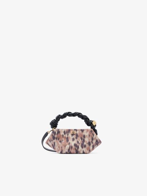 GANNI MINI BOU BAG IN PRINTED TAFFETA