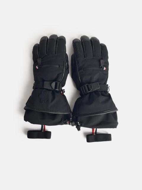 Moncler Grenoble BLACK POLYAMIDE BLEND PADDED GLOVES