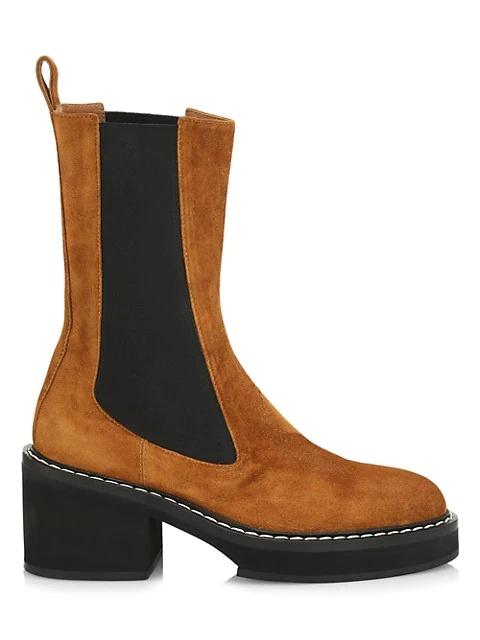 KHAITE Calgary Suede Chelsea Boots