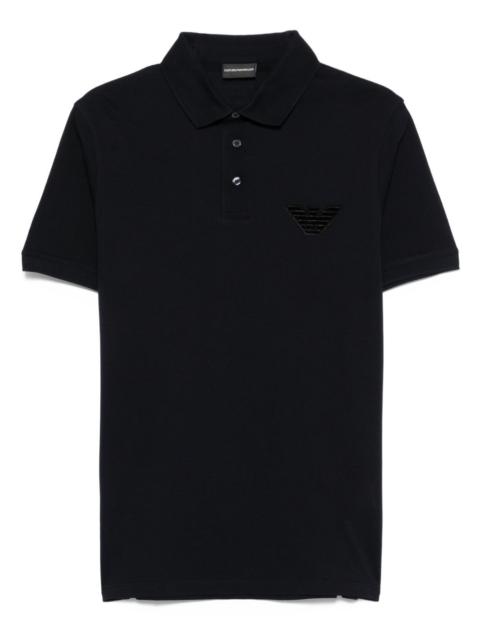 EMPORIO ARMANI eagle-emblem polo shirt
