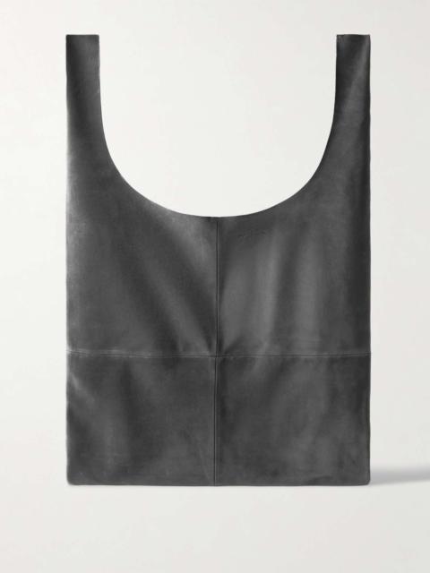cortana U XL debossed suede tote Gray