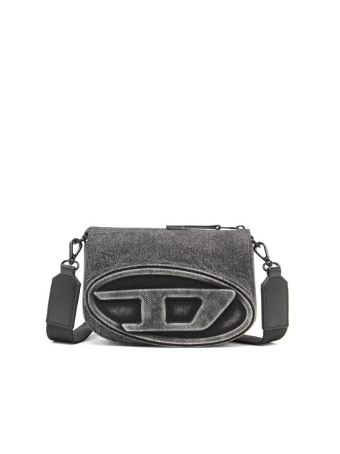 Diesel 1DR-CAMERA BAG IN WASHED DENIM
