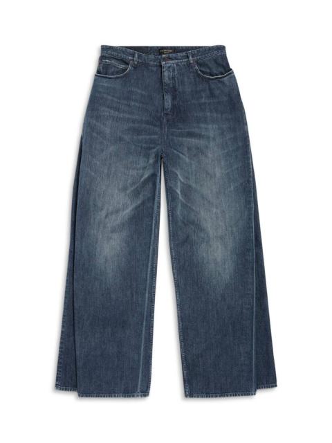 BALENCIAGA Double Front Pants in Dark Blue