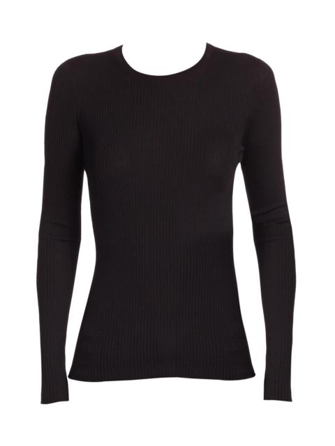 Theory Women's Mirzi Refined Merino Wool Sweater - Black