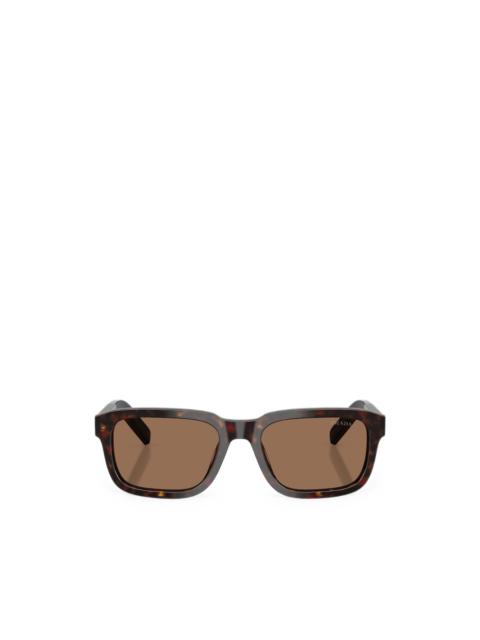 Prada tortoiseshell-effect square-frame sunglasses
