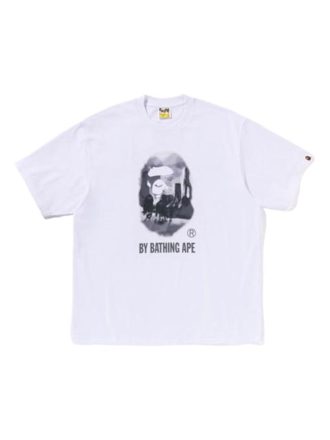 A BATHING APE® A Bathing Ape Painting by Bathing Ape Relaxed Fit Tee 'White' 1K80-110-305-WHITE