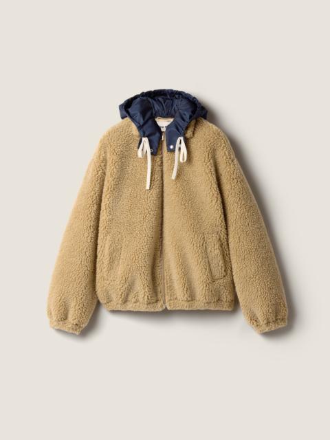 Miu Miu Fleece blouson jacket