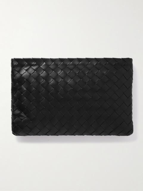 Bottega Veneta Medium Intrecciato Leather Pouch