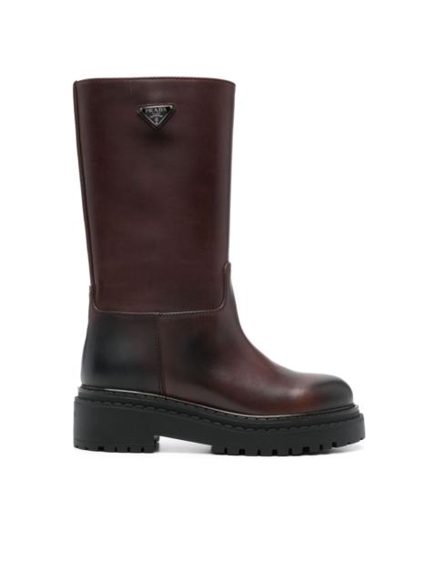 Prada 55mm leather boots